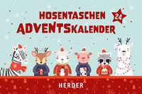Vorderes Coverbild Hosentaschenadventskalender 2025 – mit Illustrationen