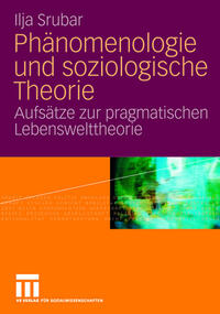 Vorderes Coverbild Phänomenologie und soziologische Theorie