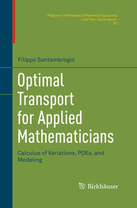 Vorderes Coverbild Optimal Transport for Applied Mathematicians