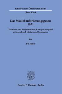 Vorderes Coverbild Das Städtebauförderungsgesetz 1971.