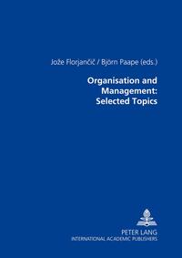 Vorderes Coverbild Organisation and Management: Selected Topics