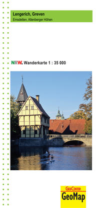 Vorderes Coverbild Lengerich, Greven Wanderkarte 1:35 000