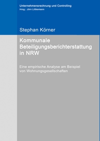 Vorderes Coverbild Kommunale Beteiligungsberichterstattung in NRW