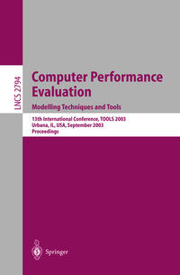 Vorderes Coverbild Computer Performance Evaluation. Modelling Techniques and Tools