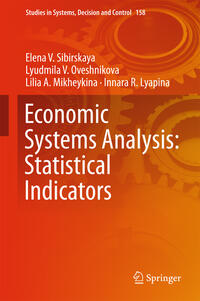 Vorderes Coverbild Economic Systems Analysis: Statistical Indicators