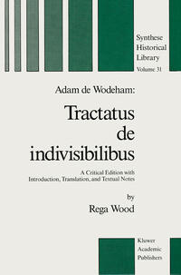 Vorderes Coverbild Adam de Wodeham: Tractatus de Indivisibilibus