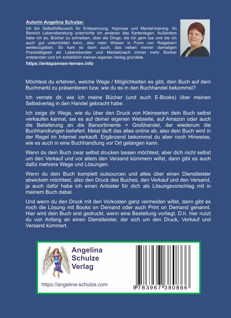 Rückseitencover Buch veröffentlichen mit Köpfchen