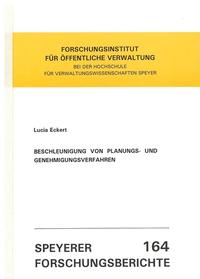 Vorderes Coverbild Beschleunigung von Planungs- und Genehmigungsverfahren