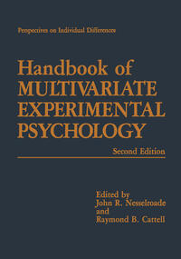 Vorderes Coverbild Handbook of Multivariate Experimental Psychology