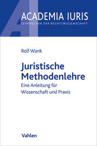 Vorderes Coverbild Juristische Methodenlehre