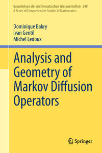 Vorderes Coverbild Analysis and Geometry of Markov Diffusion Operators