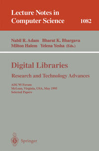 Vorderes Coverbild Digital Libraries. Research and Technology Advances