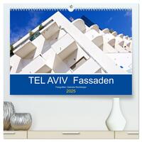 Vorderes Coverbild TEL AVIV Fassaden (hochwertiger Premium Wandkalender 2025 DIN A2 quer), Kunstdruck in Hochglanz