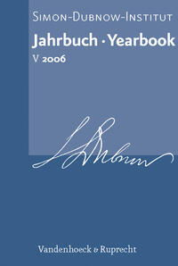 Vorderes Coverbild Jahrbuch des Simon-Dubnow-Instituts / Simon Dubnow Institute Yearbook V (2006)