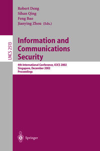 Vorderes Coverbild Information and Communications Security