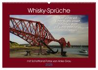 Vorderes Coverbild Whisky-Sprüche (Wandkalender 2025 DIN A2 quer), CALVENDO Monatskalender