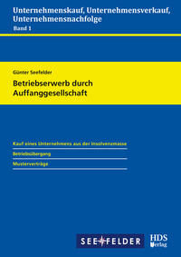 Vorderes Coverbild Betriebserwerb durch Auffanggesellschaft