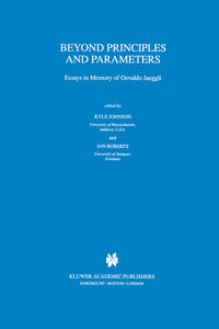 Vorderes Coverbild Beyond Principles and Parameters
