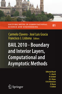 Vorderes Coverbild BAIL 2010 - Boundary and Interior Layers, Computational and Asymptotic Methods