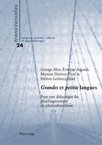Vorderes Coverbild «Grandes» et «petites» langues