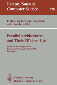 Vorderes Coverbild Parallel Architectures and Their Efficient Use