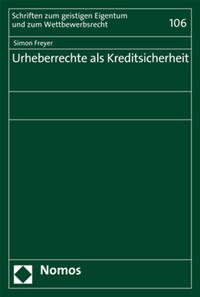 Vorderes Coverbild Urheberrechte als Kreditsicherheit