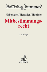 Vorderes Coverbild Mitbestimmungsrecht. MitbestR