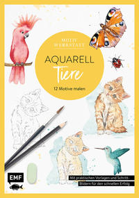 Vorderes Coverbild Motivwerkstatt: Aquarell – Tiere