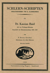 Vorderes Coverbild Dr. Kassian Haid