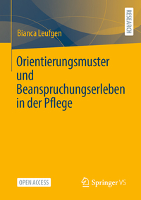 Vorderes Coverbild Orientierungsmuster und Beanspruchungserleben in der Pflege