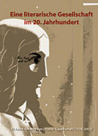 Vorderes Coverbild Eine literarische Gesellschaft im 20. Jahrhundert