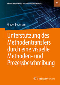 Vorderes Coverbild Unterstützung des Methodentransfers durch eine visuelle Methoden- und Prozessbeschreibung