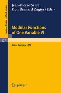 Vorderes Coverbild Modular Functions of One Variable VI