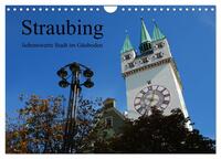 Vorderes Coverbild Straubing, liebenswerte Stadt im Gäuboden (Wandkalender 2026 DIN A4 quer), CALVENDO Monatskalender