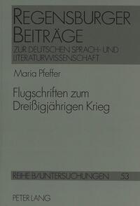 Vorderes Coverbild Flugschriften zum Dreissigjährigen Krieg
