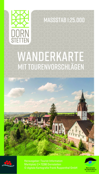 Vorderes Coverbild Wanderkarte Dornstetten