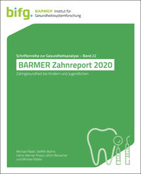 Vorderes Coverbild BARMER Zahnreport 2020