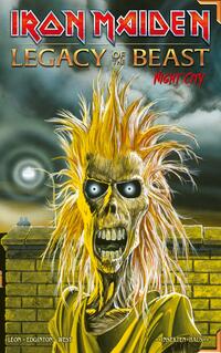 Vorderes Coverbild IRON MAIDEN - Night City (offizelles Comic, lim. Edition, auf Deutsch, Cover 2, identischer Inhalt wie Cover 1)