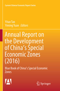 Vorderes Coverbild Annual Report on the Development of China's Special Economic Zones (2016)