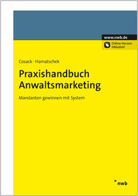 Vorderes Coverbild Praxishandbuch Anwaltsmarketing