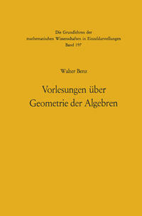 Vorderes Coverbild Vorlesungen über Geometrie der Algebren