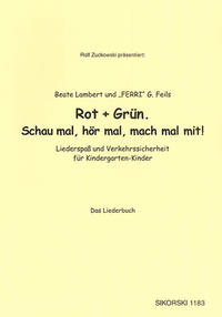 Vorderes Coverbild Rot + Grün. Schau mal, hör mal, mach mal mit!