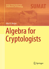 Vorderes Coverbild Algebra for Cryptologists