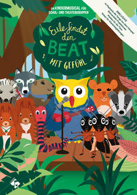 Vorderes Coverbild Eule findet den Beat mit Gefühl, Heft inkl. CD