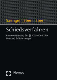 Vorderes Coverbild Schiedsverfahren