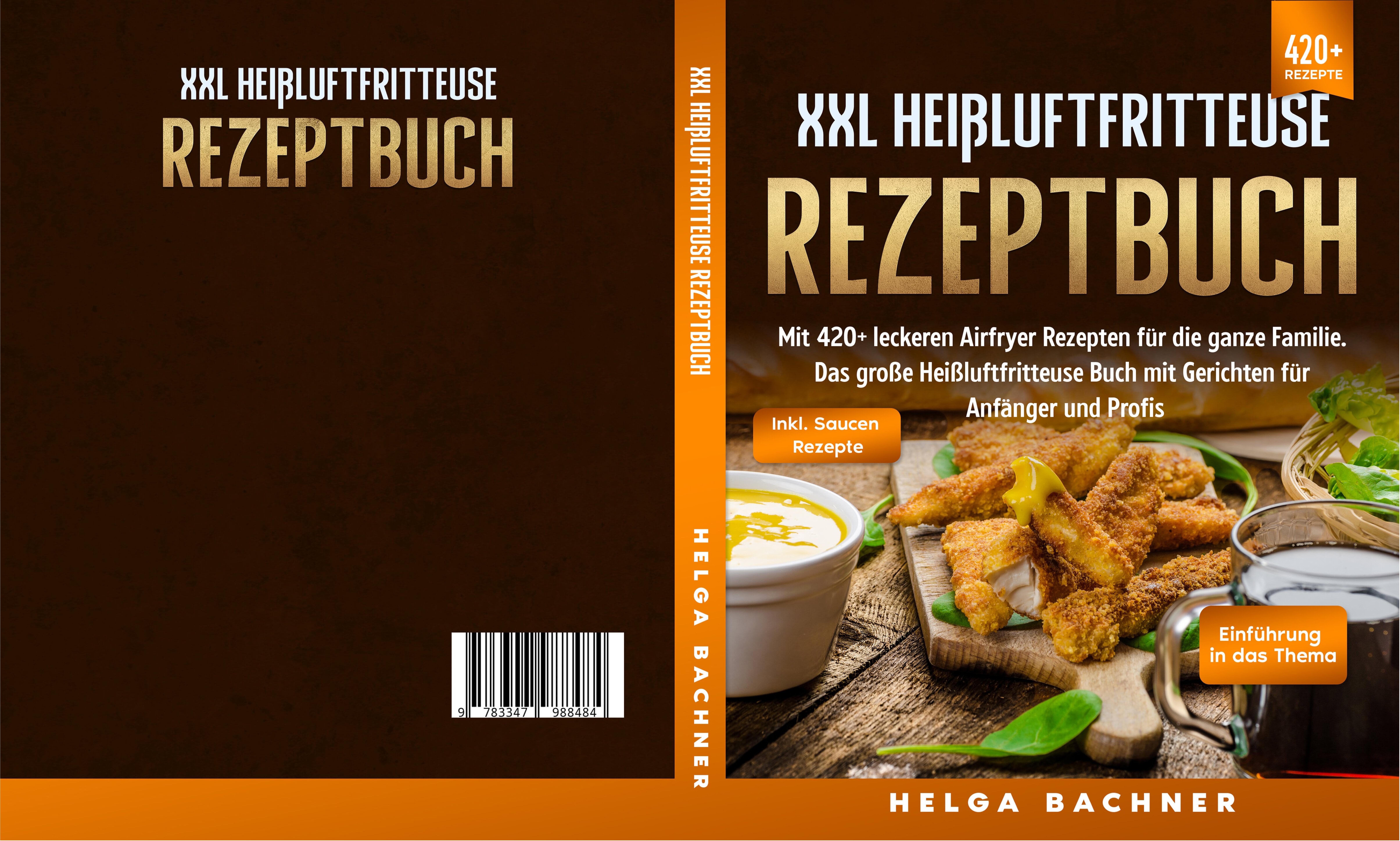 Gesamtes Coverbild XXL Heißluftfritteuse Rezeptbuch