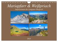 Vorderes Coverbild Mariapfarr & Weißpriach (Wandkalender 2025 DIN A4 quer), CALVENDO Monatskalender