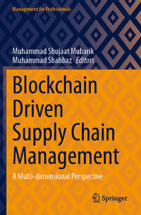 Vorderes Coverbild Blockchain Driven Supply Chain Management