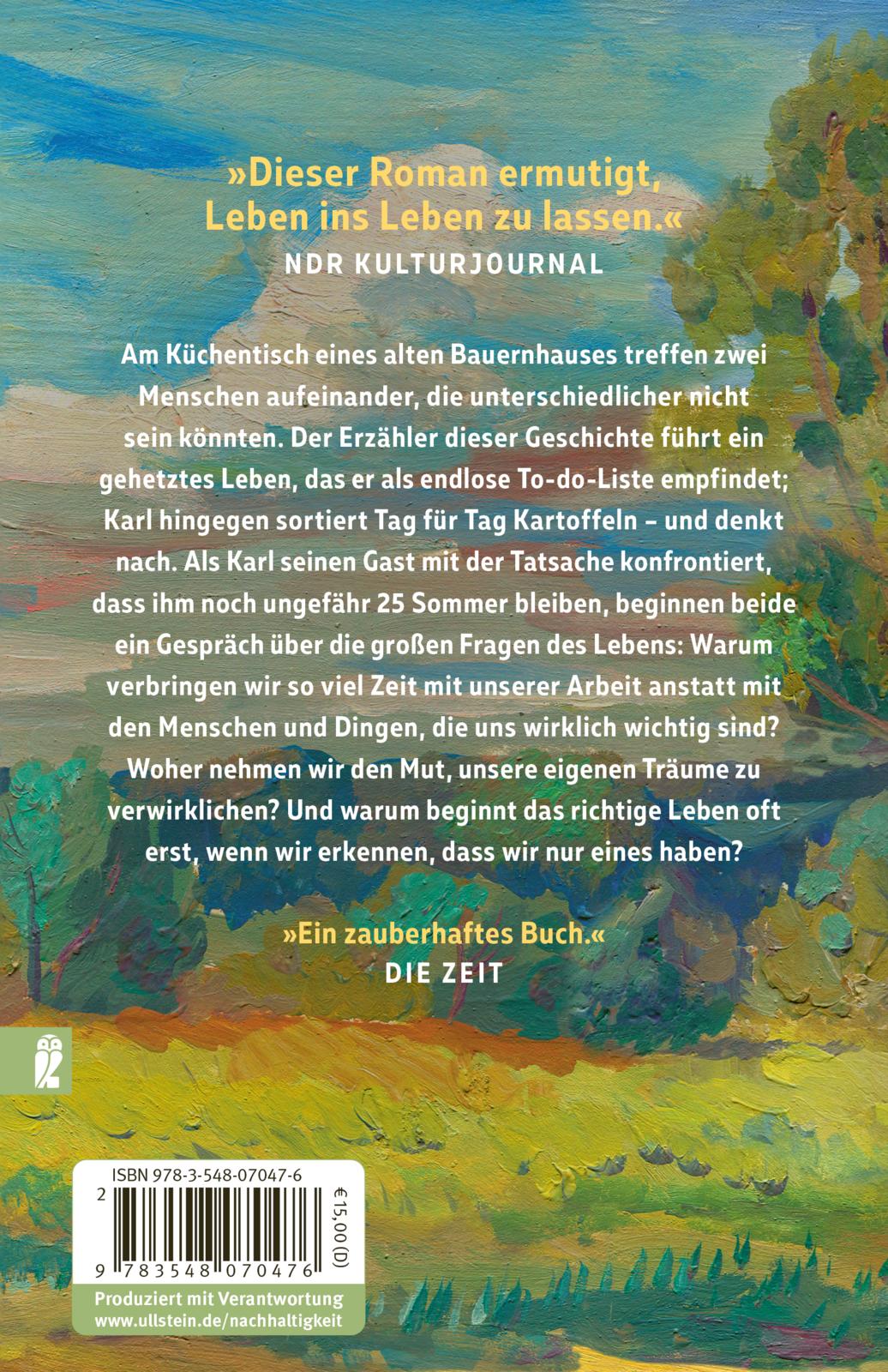 Rückseitencover 25 letzte Sommer