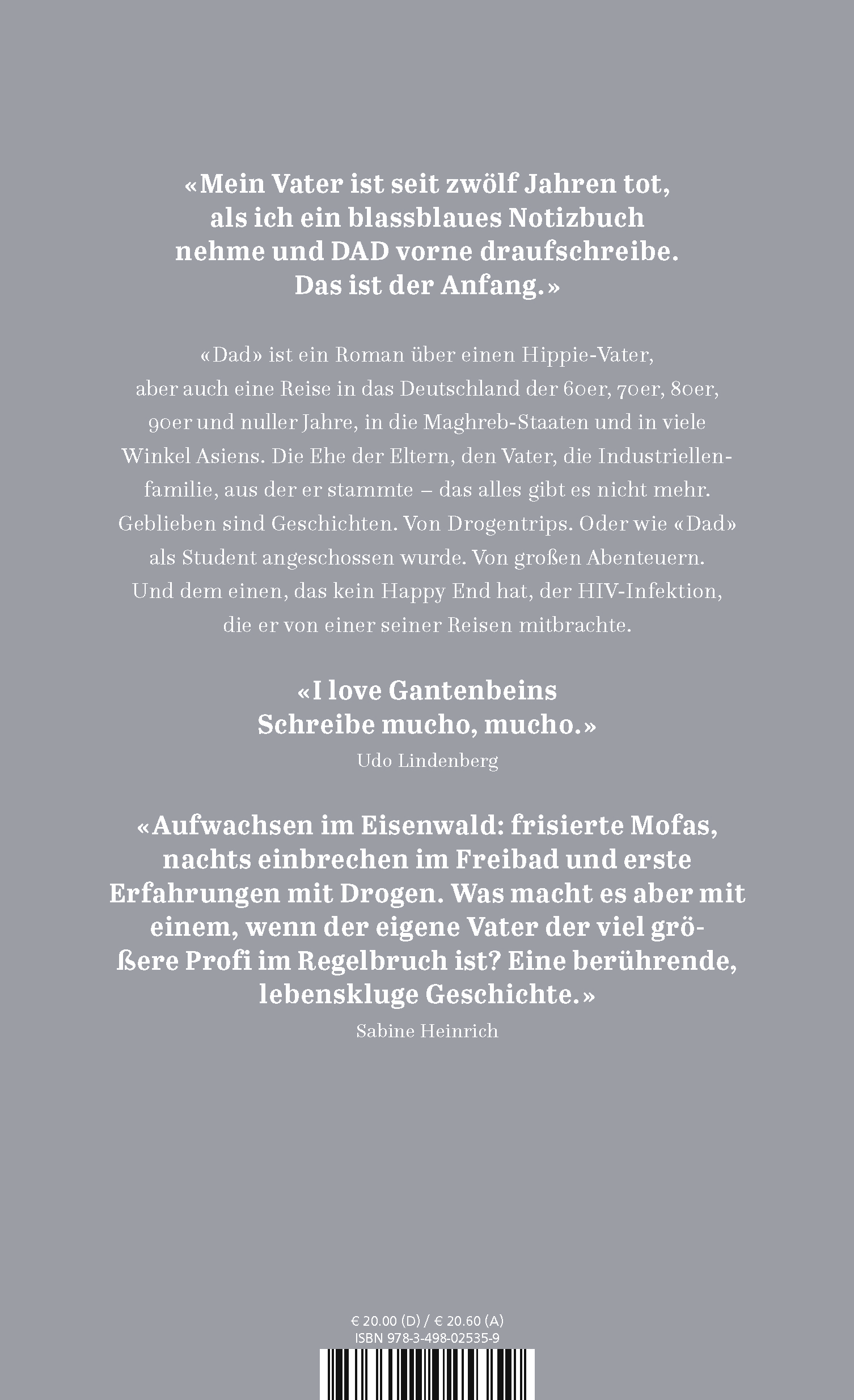 Rückseitencover Dad